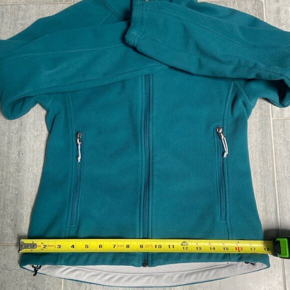 The North Face Windwall Fleece Jacket Turquoise Size Small - Picture 10 of 12